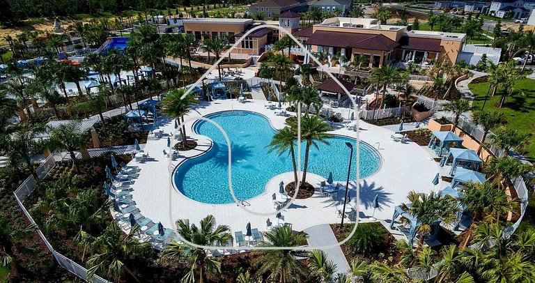 Casa 7Q c/ Piscina no Solara Resort Disney