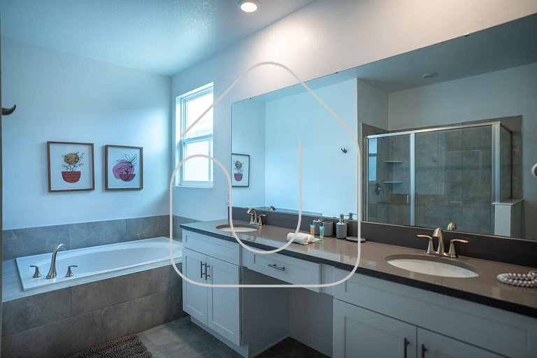 Casa 6Q c Piscina e Game Room perto Disney
