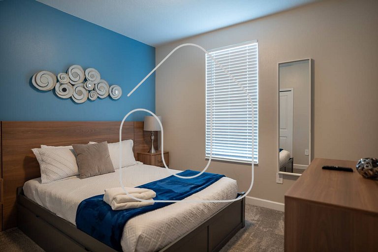 Casa 6Q c Piscina e Game Room perto Disney