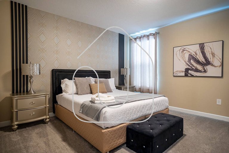 Casa 6Q c Piscina e Game Room perto Disney