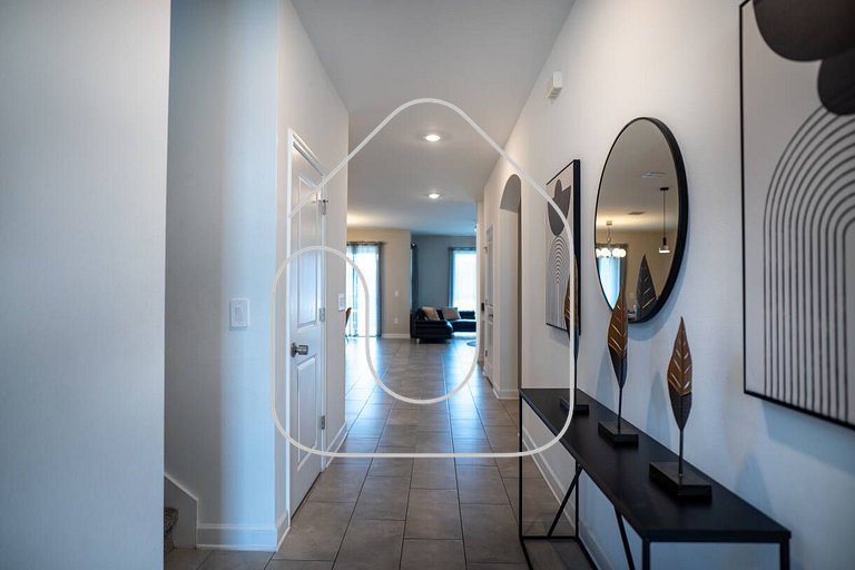 Casa 6Q c Piscina e Game Room perto Disney